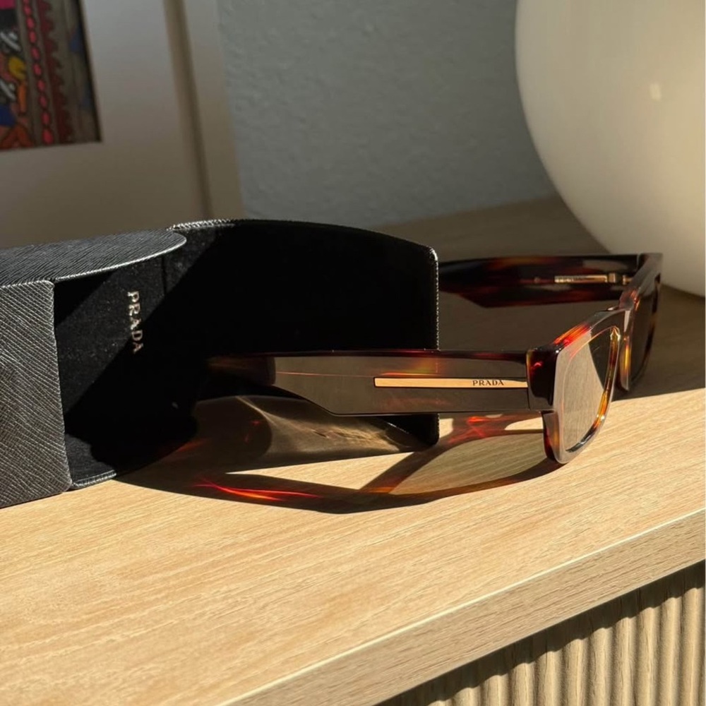 Prada Brown Tortoiseshell Sunglasses